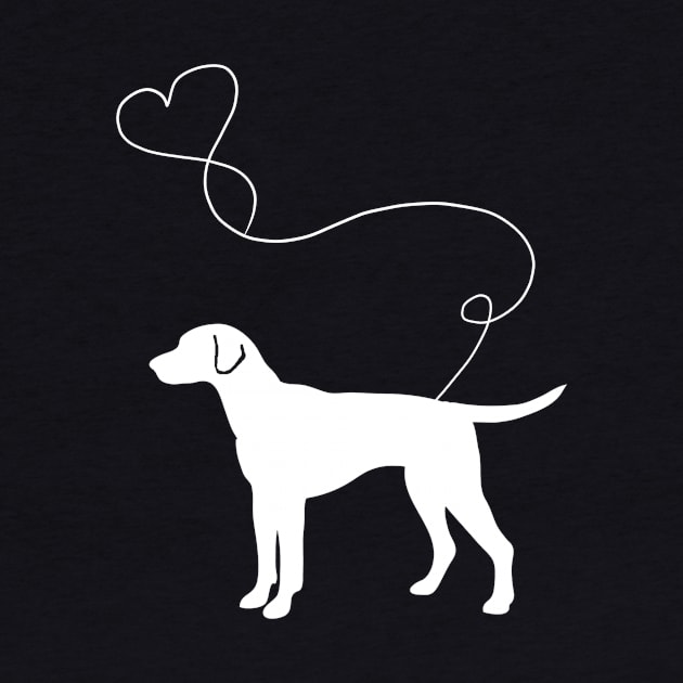 dog cute vizsla heart by LiFilimon